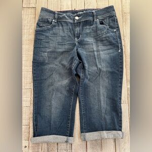 Lane Bryant Women's Relaxed denim capris